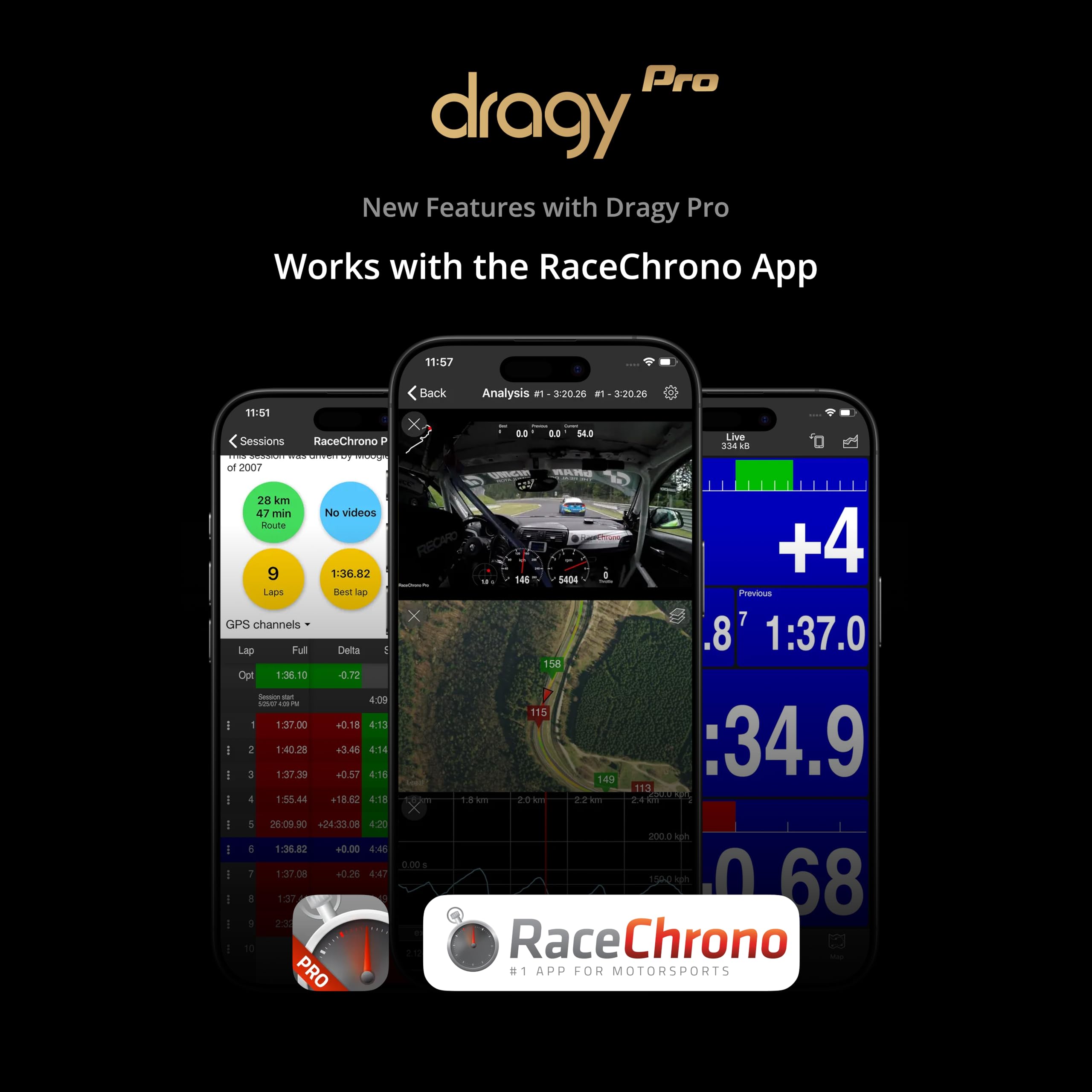 Amazon.co.jp: すべての新しいdragy Pro - RaceChronoサポート